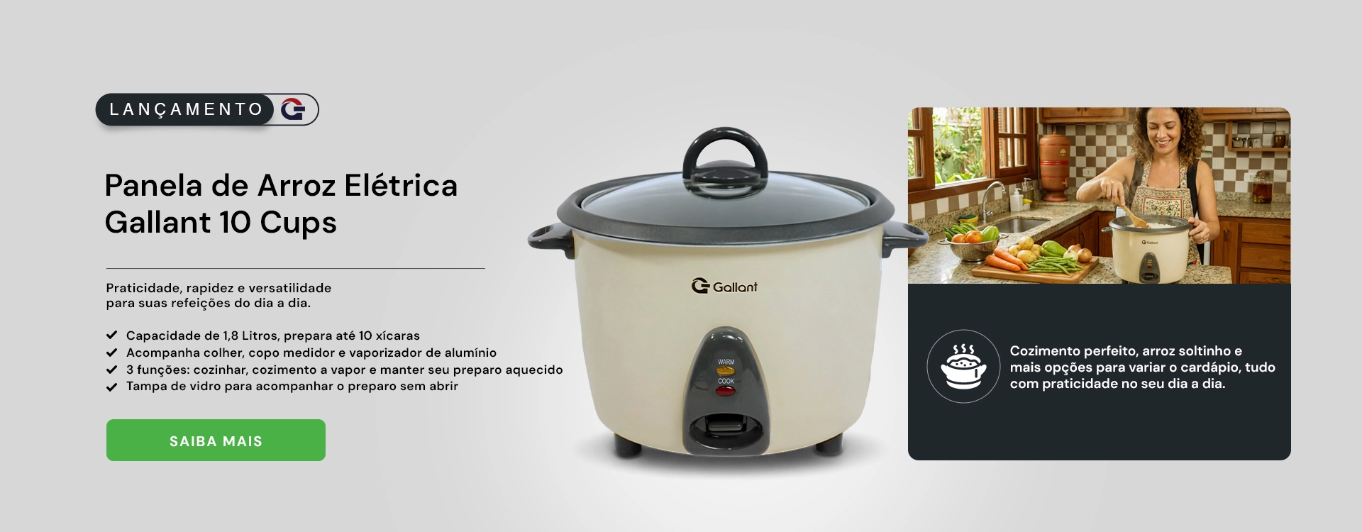 Panela de Arroz Elétrica