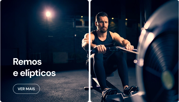 Banner para a categoria de Remos e Elípticos