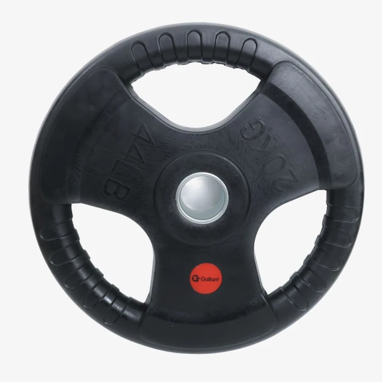 Anilha de Musculação Vulcanizada Emborrachada 20kg Gallant Profissional (GAN20V01A-PT)