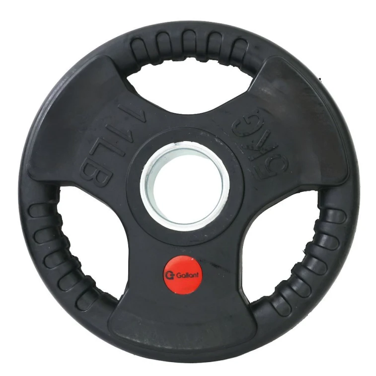Anilha de Musculação Vulcanizada Emborrachada 5kg Gallant Profissional (GAN05V01A-PT)