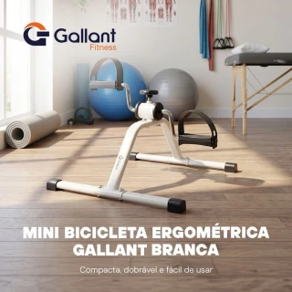 Mini Bicicleta Ergométrica Cicloergômetro Gallant Branco (GBE1HNAA-BR)