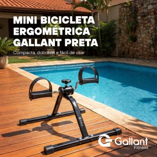 Mini Bicicleta Ergométrica Cicloergômetro Gallant Preto (GBE1HNAA-PT)