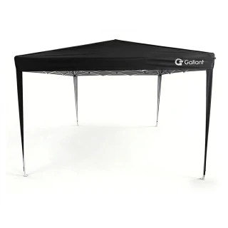 Tenda Gazebo Sanfonado Dobrável 3x3m com Mala de Transporte Gallant Preto (GTG03SF01AR-PT)
