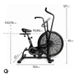Bicicleta Ergométrica Air Bike Gallant Advanced (GAB04SWSUA-PT)