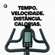 Bicicleta Ergométrica Spinning Gallant Professional Magnética Até 200kg Roda de Inercia 18kg (GSB18PBTA-PT)