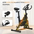 Bicicleta Ergométrica Spinning Gallant Start Roda de Inercia 6kg Magnética Até 120kg (GSP06HMGA-PT)