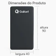 Colchonete Esportivo Ginastica 0,90 X 0,40 X 0,04 cm Preto Gallant (GTY10EV01B-PT)