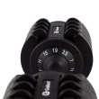 Dumbbell Halter Gallant Regulável Anilhas 19Kg Com Base Elite Pro (GDB19R0A-PT)