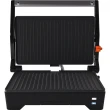 Grill Elétrico GRL621-127 Chapa Firme Inox 1600W Preto para Sanduíches e Carnes 110V