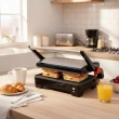 Grill Elétrico GRL621-127 Chapa Firme Inox 1600W Preto para Sanduíches e Carnes 110V