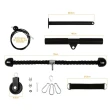Kit Gallant Puxador Corda E Barra Na Polia + Cabo Multi Exercícios