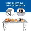 Mesa Dobrável Gallant Vira Maleta Portátil 90x60 com Alça (GMD22A05A-BR)