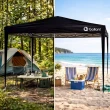 Tenda Gazebo Sanfonado Dobrável 3x3m com Mala de Transporte Gallant Preto (GTG03SF01AR-PT)