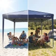 Tenda Gazebo Sanfonado Dobrável 3x3m com Mala de Transporte Gallant Azul (GTG03SF01AR-AZ)
