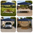 Tenda Gazebo Sanfonado Dobrável 3x3m com Mala de Transporte Gallant Azul (GTG03SF01AR-AZ)