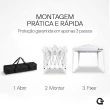 Tenda Gazebo Sanfonado Dobrável 3x3m com Mala de Transporte Gallant Branco (GTG03SF01AR-BR)