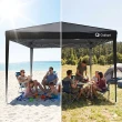 Tenda Gazebo Sanfonado Dobrável 3x3m com Mala de Transporte Gallant Preto (GTG03SF01AR-PT)