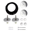 Vaso Sanitário Monobloco Kit Privada com Assento Completo Branco (GVs55MbSfA-Br)