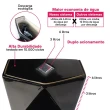 Vaso Sanitário Monobloco Kit Privada com Assento Completo Preto (GVs55MbSfA-Pt)