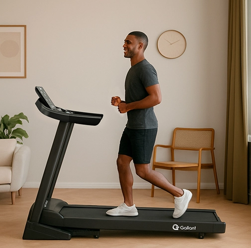 Homem correndo na Esteira