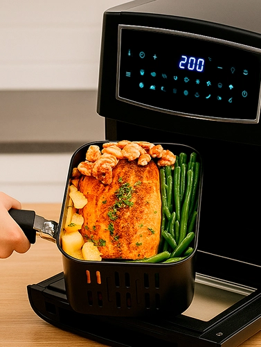 Potência de 1500W da Air Fryer Oven Gallant