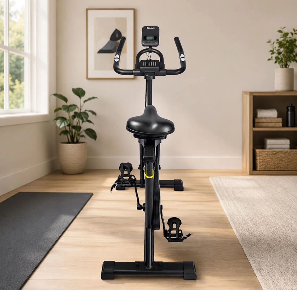 Bicicleta Ergométrica Spinning Magnética Elite de trás