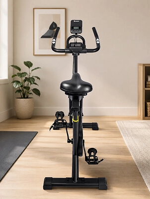 Bicicleta Ergométrica Spinning Magnética Elite de trás