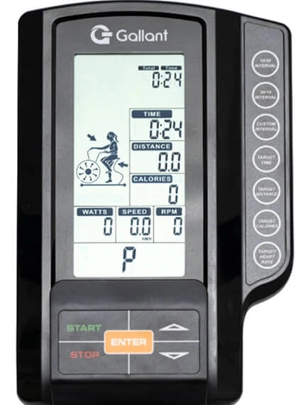 Imagem do display da Air Bike Gallant Essential